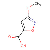 13626-59-0 3-methoxy-1,2-oxazole-5-carboxylic acid chemical structure