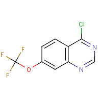 1160994-87-5 4-chloro-7-(trifluoromethoxy)quinazoline chemical structure