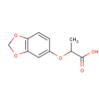106690-34-0 2-(1,3-benzodioxol-5-yloxy)propanoic acid chemical structure