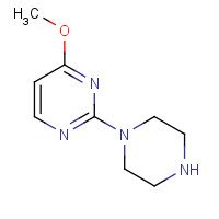 55745-88-5 4-methoxy-2-piperazin-1-ylpyrimidine chemical structure