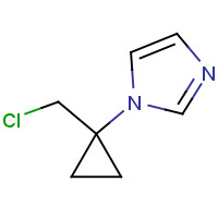 858036-13-2 1-[1-(chloromethyl)cyclopropyl]imidazole chemical structure