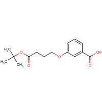 1448189-95-4 3-[4-[(2-methylpropan-2-yl)oxy]-4-oxobutoxy]benzoic acid chemical structure