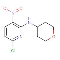 1153383-94-8 6-chloro-3-nitro-N-(oxan-4-yl)pyridin-2-amine chemical structure