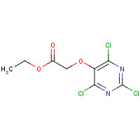 1572048-25-9 ethyl 2-(2,4,6-trichloropyrimidin-5-yl)oxyacetate chemical structure