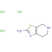 1159822-56-6 4,5,6,7-tetrahydro-[1,3]thiazolo[5,4-c]pyridin-2-amine;trihydrochloride chemical structure