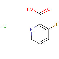 1260890-41-2 3-fluoropyridine-2-carboxylic acid;hydrochloride chemical structure