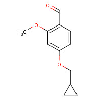 1289262-88-9 4-(cyclopropylmethoxy)-2-methoxybenzaldehyde chemical structure