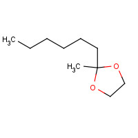 937-94-0 2-hexyl-2-methyl-1,3-dioxolane chemical structure