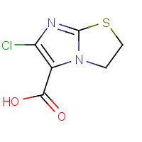 77628-53-6 6-chloro-2,3-dihydroimidazo[2,1-b][1,3]thiazole-5-carboxylic acid chemical structure
