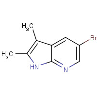 145934-65-2 5-bromo-2,3-dimethyl-1H-pyrrolo[2,3-b]pyridine chemical structure