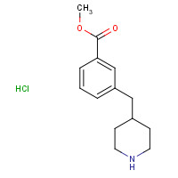 1170373-83-7 methyl 3-(piperidin-4-ylmethyl)benzoate;hydrochloride chemical structure