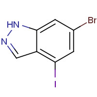 885519-41-5 6-bromo-4-iodo-1H-indazole chemical structure