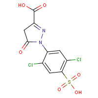 7253-04-5 1-(2,5-dichloro-4-sulfophenyl)-5-oxo-4H-pyrazole-3-carboxylic acid chemical structure