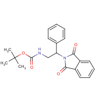 943321-52-6 tert-butyl N-[2-(1,3-dioxoisoindol-2-yl)-2-phenylethyl]carbamate chemical structure