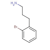 65185-60-6 3-(2-bromophenyl)propan-1-amine chemical structure