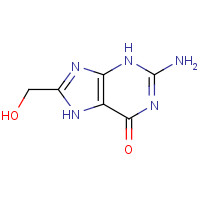 21613-86-5 2-amino-8-(hydroxymethyl)-3,7-dihydropurin-6-one chemical structure