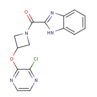1350607-24-7 1H-benzimidazol-2-yl-[3-(3-chloropyrazin-2-yl)oxyazetidin-1-yl]methanone chemical structure