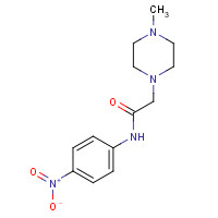 708279-23-6 2-(4-methylpiperazin-1-yl)-N-(4-nitrophenyl)acetamide chemical structure