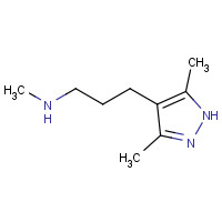 936939-86-5 3-(3,5-dimethyl-1H-pyrazol-4-yl)-N-methylpropan-1-amine chemical structure