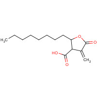 218137-86-1 4-methylidene-2-octyl-5-oxooxolane-3-carboxylic acid chemical structure