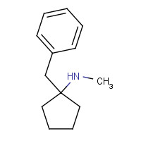 19166-01-9 1-benzyl-N-methylcyclopentan-1-amine chemical structure