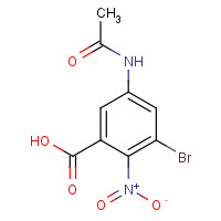 54002-32-3 5-acetamido-3-bromo-2-nitrobenzoic acid chemical structure