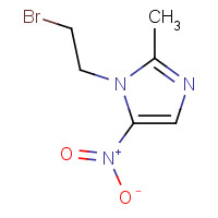 6058-57-7 1-(2-bromoethyl)-2-methyl-5-nitroimidazole chemical structure