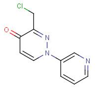 1314389-05-3 3-(chloromethyl)-1-pyridin-3-ylpyridazin-4-one chemical structure
