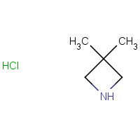 89381-03-3 3,3-dimethylazetidine;hydrochloride chemical structure
