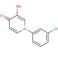1333328-35-0 1-(3-chlorophenyl)-3-hydroxypyridin-4-one chemical structure