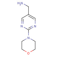944899-76-7 (2-morpholin-4-ylpyrimidin-5-yl)methanamine chemical structure