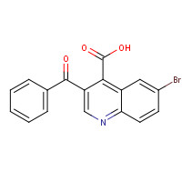 444114-73-2 3-benzoyl-6-bromoquinoline-4-carboxylic acid chemical structure