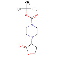 1269430-44-5 tert-butyl 4-(2-oxooxolan-3-yl)piperazine-1-carboxylate chemical structure