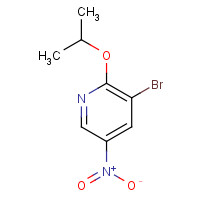 206759-33-3 3-bromo-5-nitro-2-propan-2-yloxypyridine chemical structure