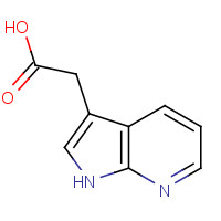 1912-42-1 2-(1H-pyrrolo[2,3-b]pyridin-3-yl)acetic acid chemical structure