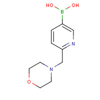934505-32-5 [6-(morpholin-4-ylmethyl)pyridin-3-yl]boronic acid chemical structure