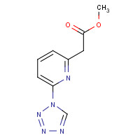 1374575-42-4 methyl 2-[6-(tetrazol-1-yl)pyridin-2-yl]acetate chemical structure