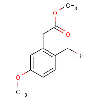 1097777-91-7 methyl 2-[2-(bromomethyl)-5-methoxyphenyl]acetate chemical structure