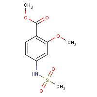 620612-15-9 methyl 4-(methanesulfonamido)-2-methoxybenzoate chemical structure
