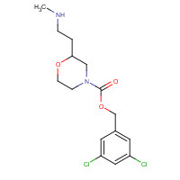 1613513-10-2 (3,5-dichlorophenyl)methyl 2-[2-(methylamino)ethyl]morpholine-4-carboxylate chemical structure