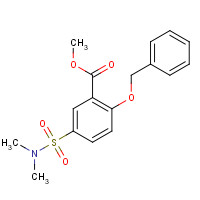 1285516-69-9 methyl 5-(dimethylsulfamoyl)-2-phenylmethoxybenzoate chemical structure