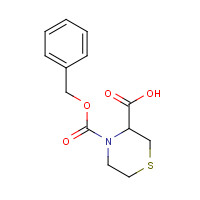 90471-66-2 4-phenylmethoxycarbonylthiomorpholine-3-carboxylic acid chemical structure
