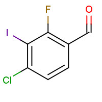 909186-22-7 4-chloro-2-fluoro-3-iodobenzaldehyde chemical structure