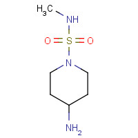 1220695-23-7 4-amino-N-methylpiperidine-1-sulfonamide chemical structure