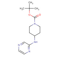 301226-90-4 tert-butyl 4-(pyrazin-2-ylamino)piperidine-1-carboxylate chemical structure