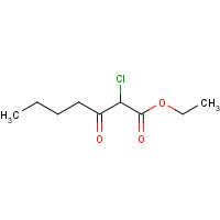 64661-42-3 ethyl 2-chloro-3-oxoheptanoate chemical structure