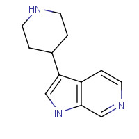 446020-74-2 3-piperidin-4-yl-1H-pyrrolo[2,3-c]pyridine chemical structure