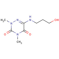 909113-96-8 6-(3-hydroxypropylamino)-2,4-dimethyl-1,2,4-triazine-3,5-dione chemical structure