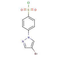 1174064-62-0 4-(4-bromopyrazol-1-yl)benzenesulfonyl chloride chemical structure
