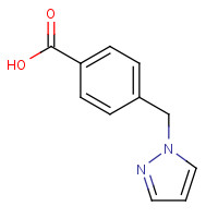160388-53-4 4-(pyrazol-1-ylmethyl)benzoic acid chemical structure